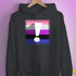 Genderfluid Pride Flag Exclamation Point Hoodie